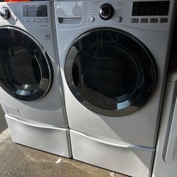 LG Washer And Dryer Set Gas