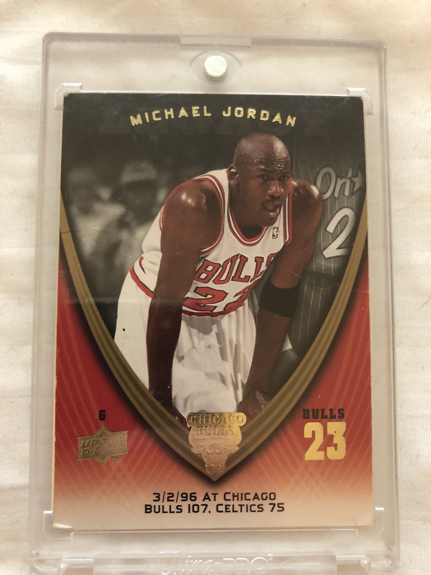 Michael Jordan Upper Deck ‘96 collectible card