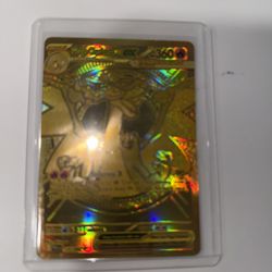 Gold mega charizard phantasmal flames set