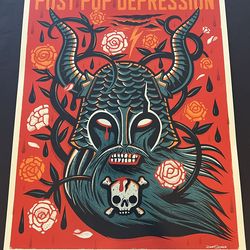 IGGY POP + Post Pop Depression Final Concert Poster 10/6/18 Cal Jam 2018 Rare