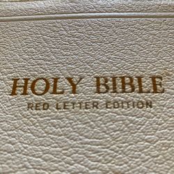 Mint condition vintage Bible - Red Letter