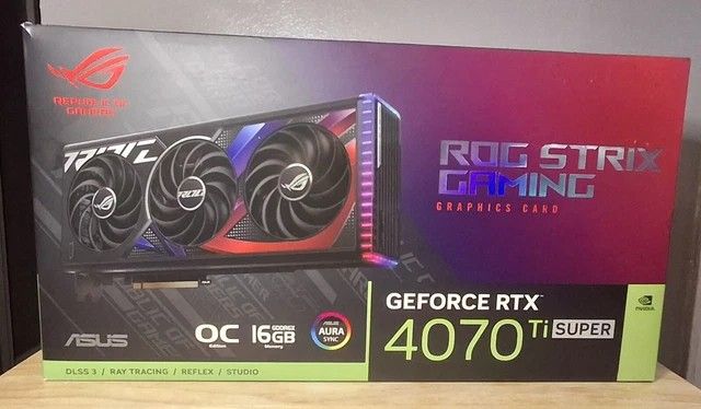ASUS ROG STRIX GeForce RTX 4070 Ti SUPER O16G-GAMING GPU Graphics Card
