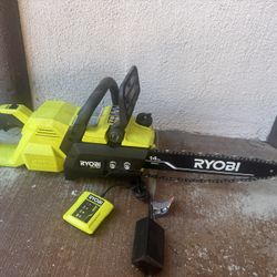 40v Ryobi Chainsaw 14” (Tool Only)