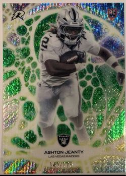Ashton Jeanty • 2025 Topps Resurgence - Protonyx Green Surge Refractor #/175