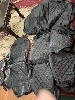 Car seat cover set/ faux leather