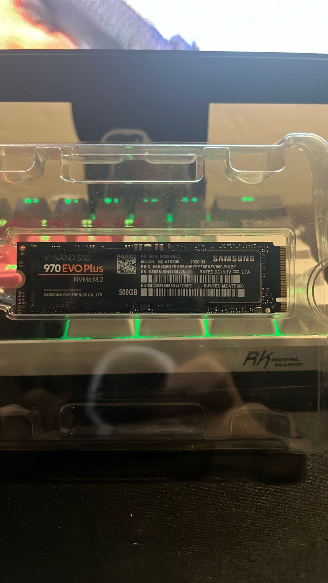 V-Navid ssd-970 Evo Plus PC part