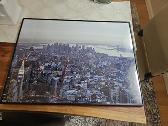 New York City Skyline With Frame