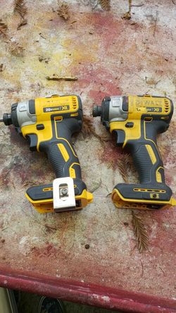2 DeWalt brushless impacts