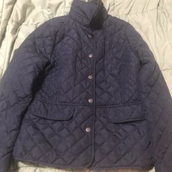 Girls Blue Light Weight Jacket