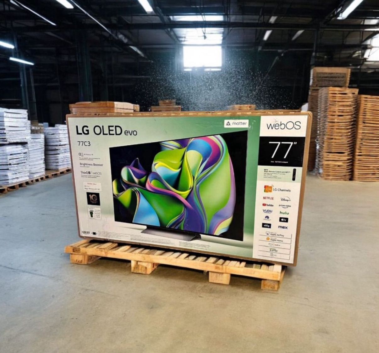 77 “ LG Smart 4K EVO OLED HDR TV