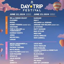 Selling (2) GA Sunday Portions for DAYTRIP