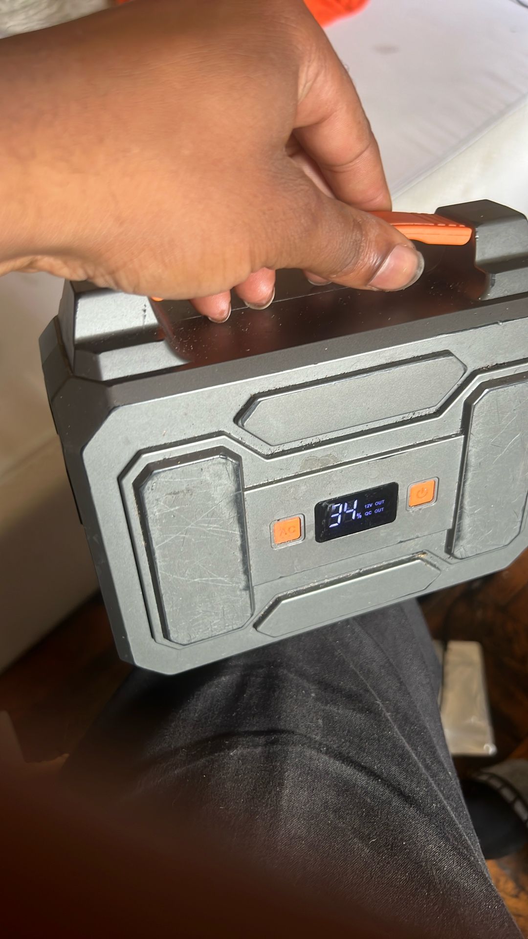 Portable Indoor N Outdoor Charger With Ac Outlet