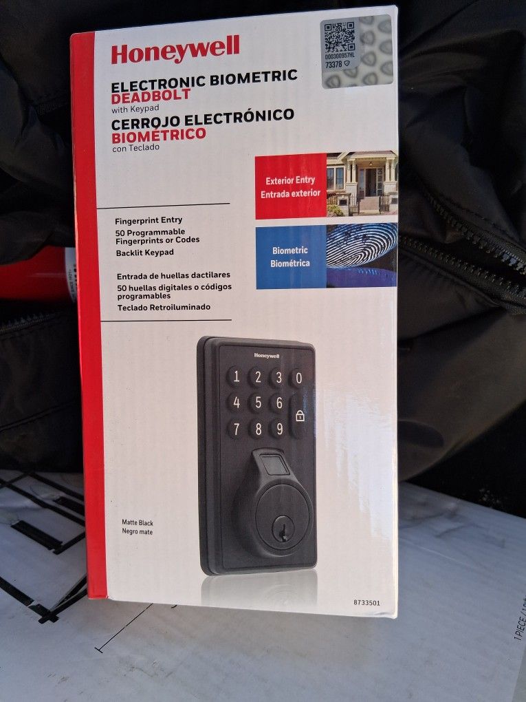 Biometric Pin Bolt Lock