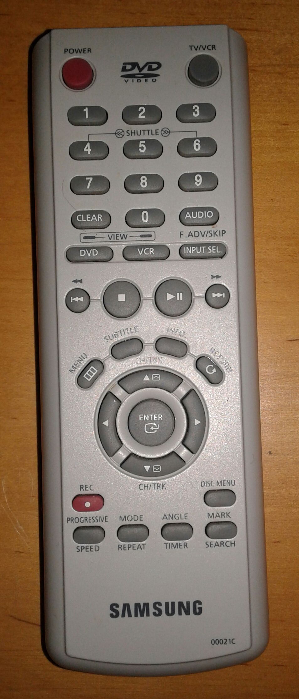 Control Remoto Samsung DVD VCR for DVD-V4600 o V5500