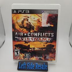 Air Conflicts: Vietnam (PlayStation 3 PS3, 2013) - CIB -