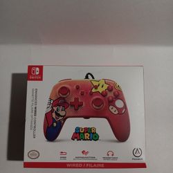 Nintendo Switch Super Mario Wired/Filaire Controller