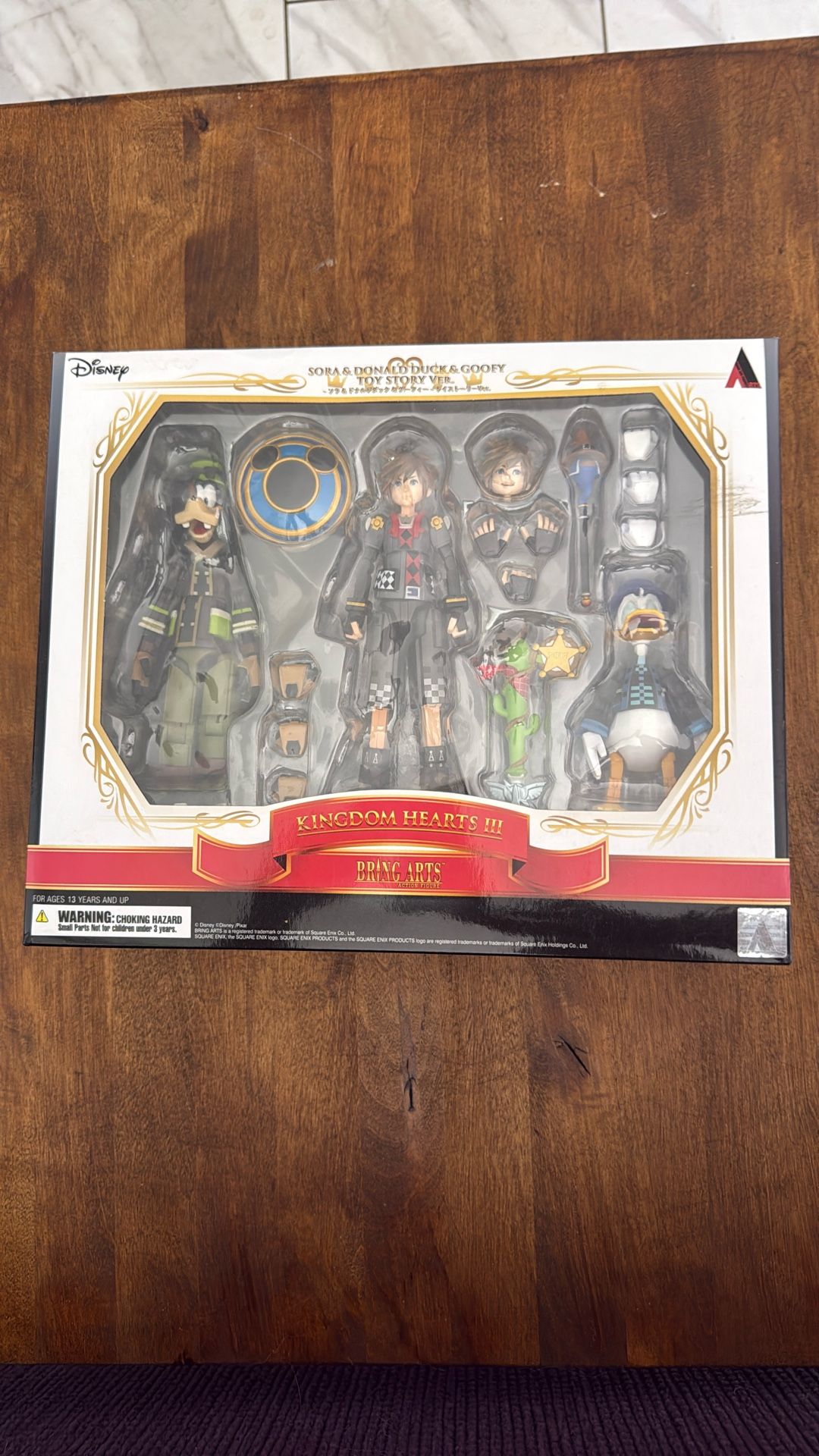 Kingdom Hearts III BRING ARTS Action Figure Set – Sora, Donald, & Goofy