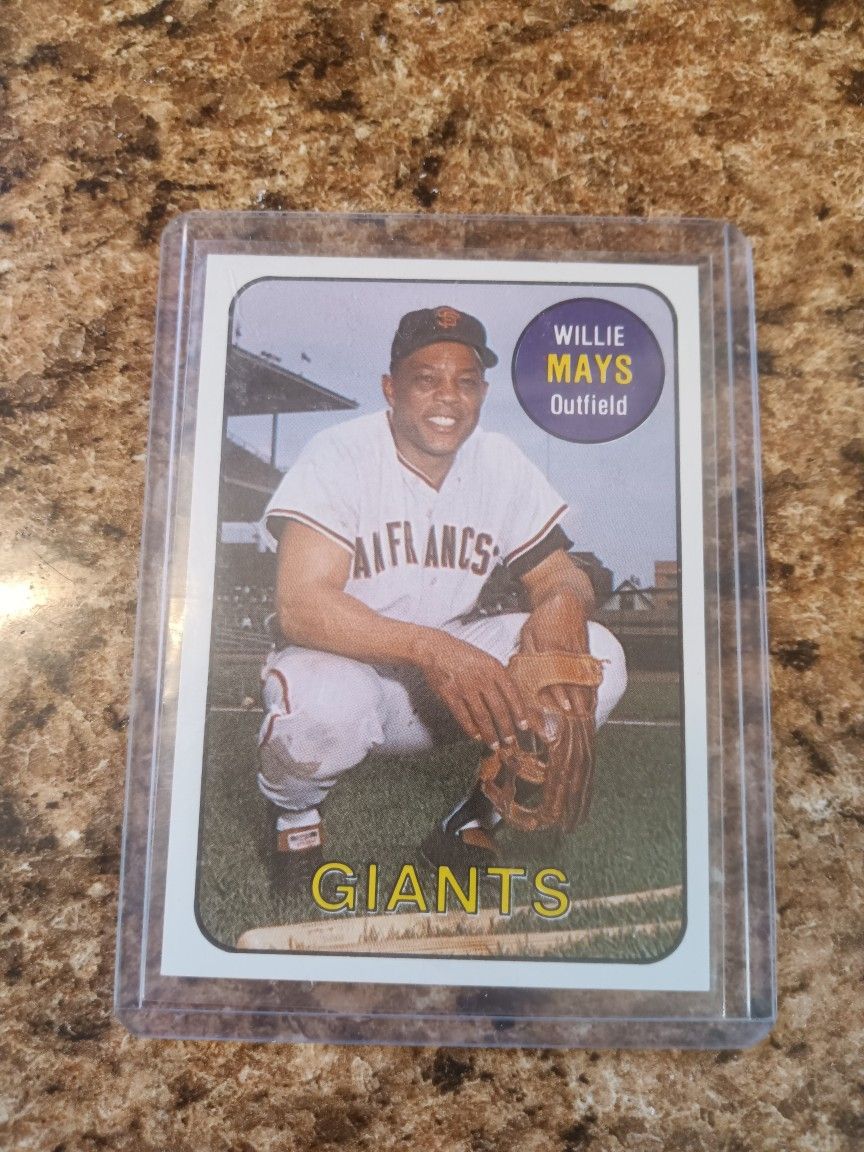 1986 Sports Design Willie Mays Baseball Card #194.
