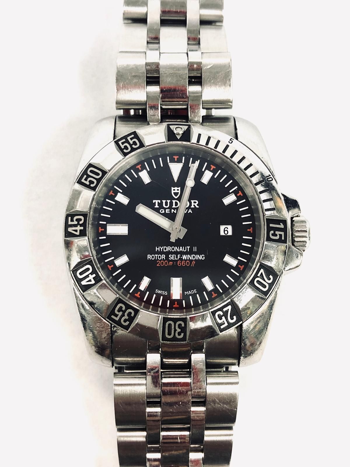 Authentic Tudor Hydronaut II Ref 24030 Stainless Steel Automatic Ladies Watch