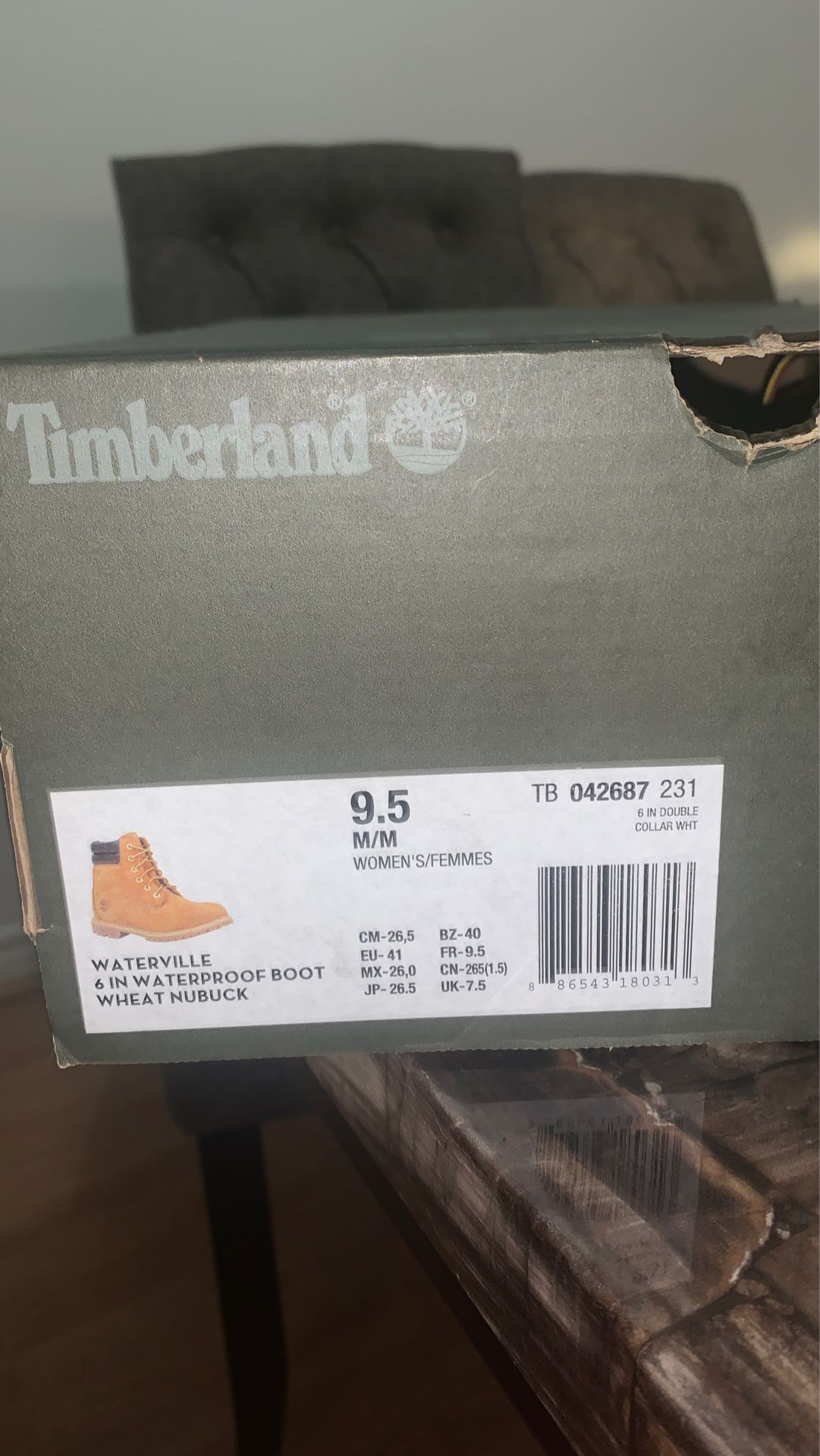 Timberlands size 9.5