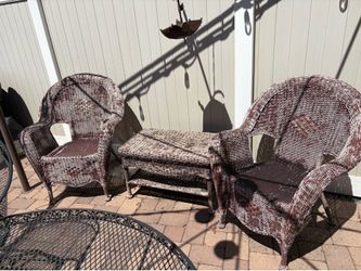 Wicker chairs