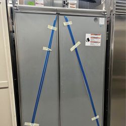 Kitchen Aid Side By Side Built In 48” Panel Ready Fridge LED Lighting 