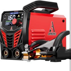 ARC Stick welder 110V,Fits All Rods,Plug And Play,Easy Safety To Operate For Beginners DIY,Synergic Mode Better welding with Hot Start, Arc force and 