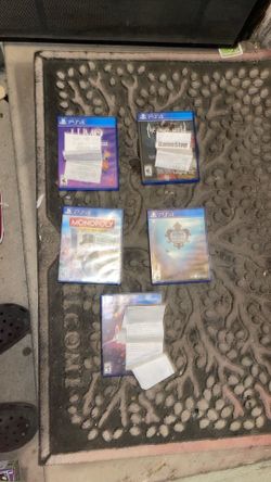 PS4 Games Bundle – Lot of 5
