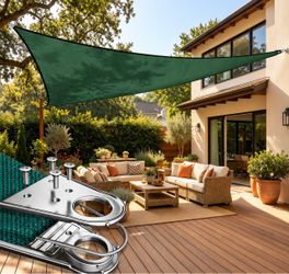 NEW Sunshade 16x16x16ft Reinforced Corners & Edges, 260 GSM Fabric Heavy Duty