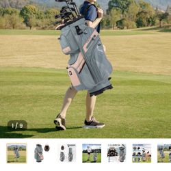 Top Golf Cart Bag with 14-Way Full Length Dividers 