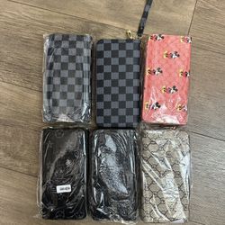 SALE!!! 6 Long Wallets For $30