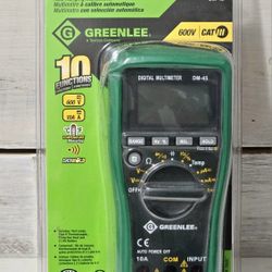 Greenlee DM-45 Multimeter - $30
