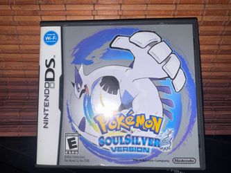 Pokemon soul silver box and game