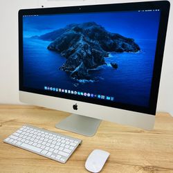 iMac 27” QHD 2560x1440 / Intel Core i7 Quad-Core / Fusion Drive 1TB / RAM 32GB / WiFi / Bluetooth / Microsoft Office / Wireless keyboard & mice