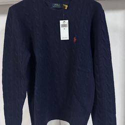 Polo Ralph Lauren men’s wool cable knit sweater