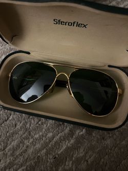 Porsche Design aviator green lenses real glass lens 1980s