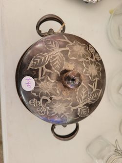 Antique silver bowl