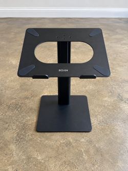 BESIGN black metal laptop or monitor stand