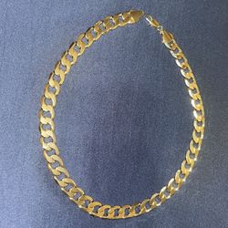 $120 Cuban Chain 14k Gold Plated 