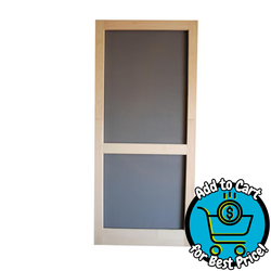 Screen Tight Woodcraft Universal reversible 32-in W x 80-in H x 1.0-in T Natural Single Hinged Wood Screen door