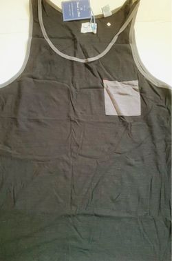 Men summer pocket tank top size xl