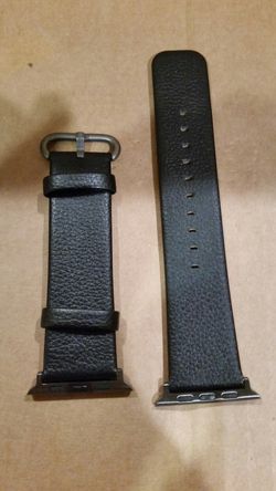 Apple watch 42mm genuine leather band.