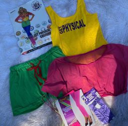 Women’s 80s let’s get physical costume