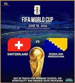 3 Switzerland vs Bosnia & Herzegovina Tickets Suite Level