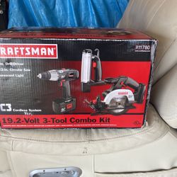 Craftsman Drill, Saw, light. Brand New 