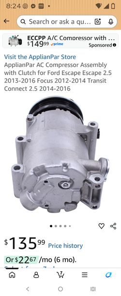 AC Compressor for Ford