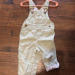 Baby girl clothes size 9 mos Osh Kosh overalls