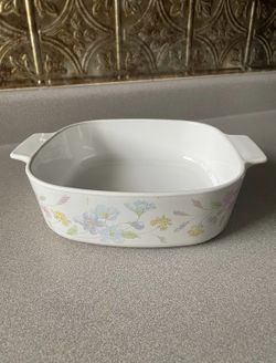 corningware pastel bouquet casserole 2 liter