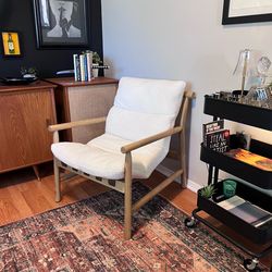 Mid century accent chair