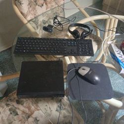 Dell Keyboard, Mouse, Mouse Pad Headphones Camera For Computer And DVD Player All For $20